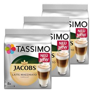 Tassimo Vanilla Latte Macchiato Coffee T-Discs - 48 Servings