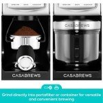 CASABREWS Electric Burr Coffee Grinder with 77 Settings