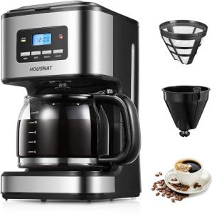 Programmable Drip Coffee Maker with 12-Cup Capacity