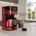 Klarstein 12-Cup Coffee Maker with Timer
