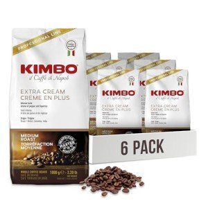 Kimbo Extra Creamy Coffee Beans, 1 kg