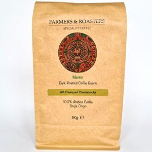 Mexico Dark Roast Coffee Beans - 100% Arabica 1 Kg
