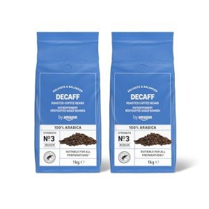 Decaffeinated Light Roast Coffee Beans, 2 Kg