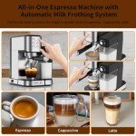 KOTLIE 20Bar Espresso Machine with Milk Frother