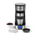 Salter One-Cup Digital Coffee Maker with Travel Mug