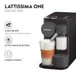 De'Longhi Lattissima One Evo Coffee Maker, Black