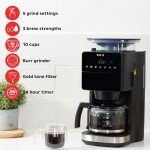 Programmable Bean to Cup Coffee Maker & Grinder