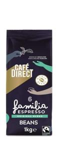 Cafédirect Familia Dark Roast Espresso Coffee Beans 1kg