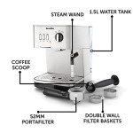 Breville Bijou Espresso Machine - Silver