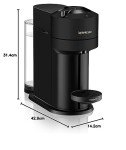 Nespresso Vertuo Next Coffee Machine - Matt Black