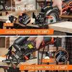 DOVAMAN Mini Circular Saw with Laser and Blades