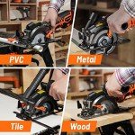 DOVAMAN Mini Circular Saw with Laser and Blades