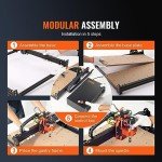 VEVOR 3 Axis CNC Router Machine Kit, 300W