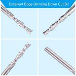HQMaster 1/8" Downcut Spiral Router Bits Set