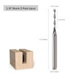 CNC Router Bits Set - 1/8" Shank, 10 Pieces