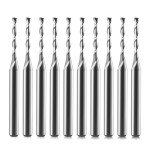 CNC Router Bits Set - 1/8" Shank, 10 Pack