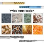 40-Pc CNC Router Bits Set with 1/8" Shank