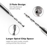 CNC Router Bits Set - 1/8" Shank, 10 Pack