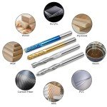 40-Pc CNC Router Bits Set with 1/8" Shank