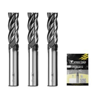 SPEED TIGER 1/8" Carbide End Mill Set (3pcs)