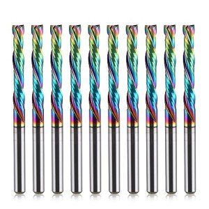 HOZLY 1/8" Shank Compression CNC Router Bits Set