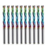 HOZLY 1/8" Shank Compression CNC Router Bits Set