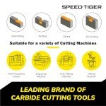 SPEED TIGER 1/8" Carbide End Mill Set (3pcs)