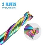 HOZLY 1/8" Shank Compression CNC Router Bits Set