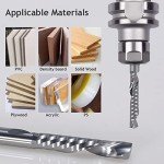 1/8 Inch Down Cut Single Flute CNC Router Bits