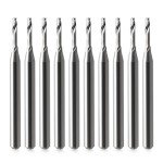 HOZLY 1/8" CNC Router Bits Set for Aluminum