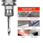 HOZLY 1/8" CNC Router Bits Set for Aluminum