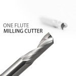 HOZLY 1/8" CNC Router Bits Set for Aluminum