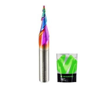 SHARPRO 1/4" Tapered Square Nose End Mill
