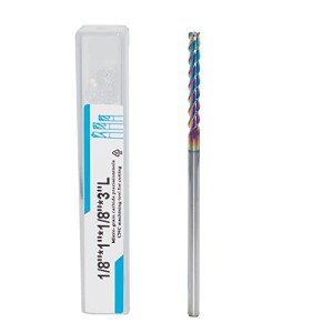 JIANXING 1/8" Extra Long Carbide End Mill Bit