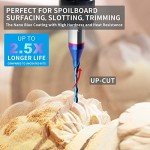 Eanosic 1/4" Upcut Spiral Router Bit