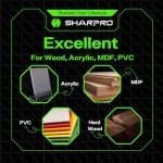 SHARPRO 1/4" Tapered Square Nose End Mill