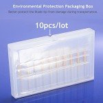 10PCS 1/8'' Shank Carbide CNC End Mill Set