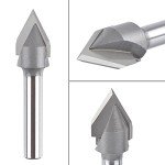 SpeTool 60° V Groove CNC Router Bit 1/2