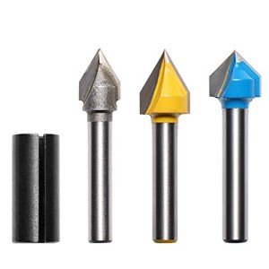 Genmitsu V Grooving Router Bit Set - 60° & 90°