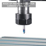 60 Degree V Groove Router Bit with 1/4 Inch Shank