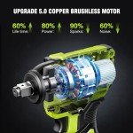 Robustrue 1/2" Cordless High Torque Impact Wrench