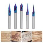 CNC Wood Router Bit - 1/4" Shank, V-Bit