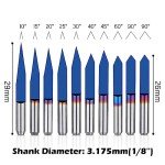 Genmitsu 10-Piece V-Groove CNC Router Bits Set