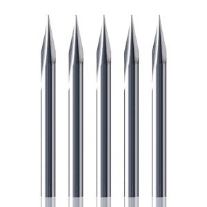 HUHAO 5pcs 20° V Router Bits for Engraving