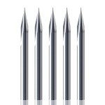 HUHAO 5pcs 20° V Router Bits for Engraving