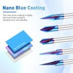 CNC Wood Router Bit - 1/4" Shank, V-Bit