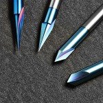 CNC Router Bits Set for Wood Carving - 4 PCS