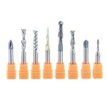 8-Piece Carbide CNC Router Bits Set for Woodworking