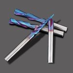 HQMaster 4-Piece CNC Router Bit Set 1/4 Inch