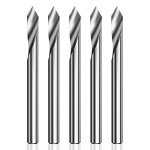 HUHAO 60° V Groove CNC Router Bits - 5PCS